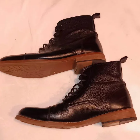 La Milano Memory Foam Leather Boots Size 13 display picture 2